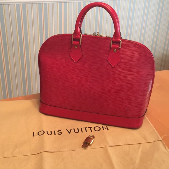 Louis Vuitton Handbags - Louis Vuitton Alma Epi